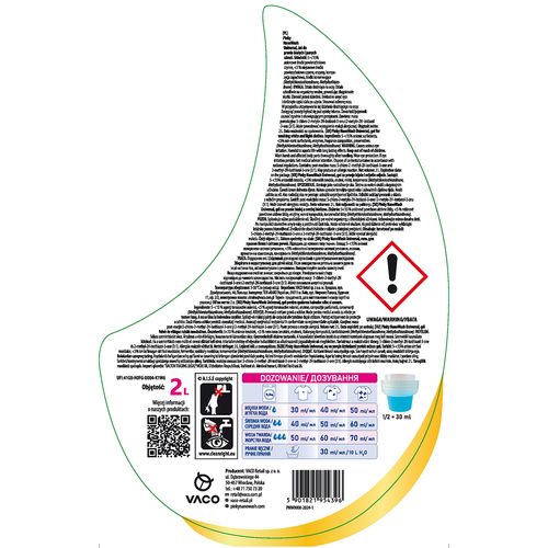 Żel do prania tkanin białych i jasnych 66 prań 2L NanoWash Universal PINKY na Arena.pl