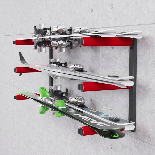 REGAŁ ŚCIENNY NA DREWNO NARTY DESKĘ SNOWBOARD zdjęcie 4