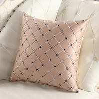 Poszewka na poduszkę - Pikowana Beżowy 43x43cm