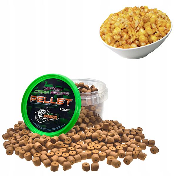 PELLET HACZYKOWY MARGROM 8mm 100g Ferment Kukurydz zdjęcie 1