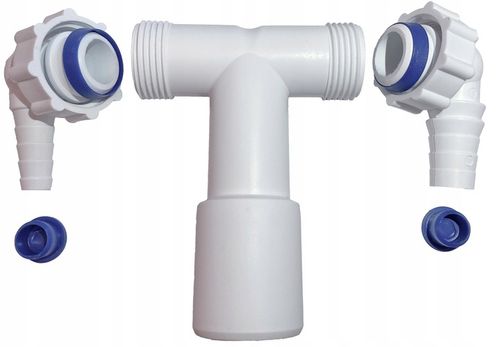 PODWÓJNY SYFON NADTYNKOWY DN 32/40 - DO PRALKI I SUSZARKI, ZAWÓR na Arena.pl