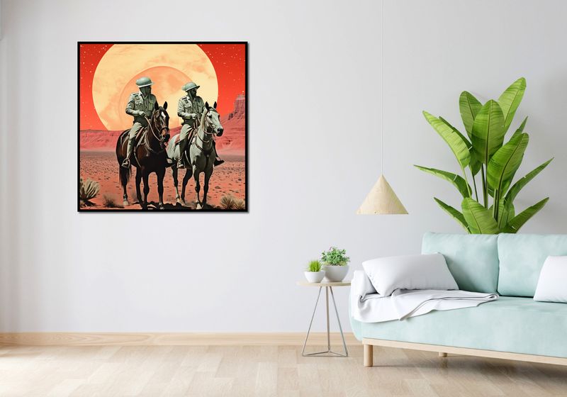 Plakat 100x100cm Patrol Kosmiczny zdjęcie 4
