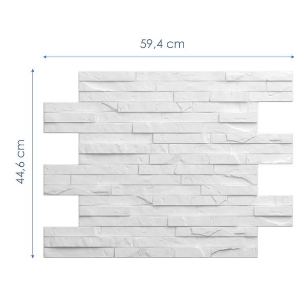 Panel ścienny 3D KAMIEŃ OSTRY zdjęcie 2