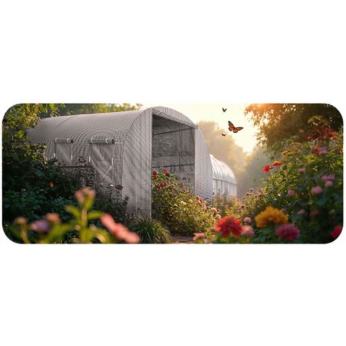 Tunel ogrodowy 2 x 4,5 m (9 m2) biały Plonos na Arena.pl