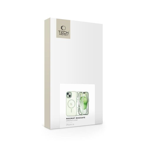 TECH-PROTECT MAGMAT MAGSAFE IPHONE 15 GREEN/CLEAR na Arena.pl