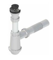 syfon zlewozmywakowy 1 komora - sitko metalowe - hr/sfz/046