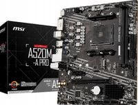 Płyta główna MSI A520M-A PRO Micro ATX AMD AM4 DDR4 M.2 NVMe USB 3.2