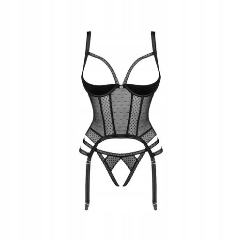 Obsessive Gorset i stringi Lanelia czarny XS/S na Arena.pl