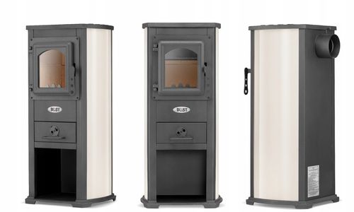 Piec stalowy kominek wolnostojący BLIST Ekonomik Lux / BERNA LUX 8,5 na Arena.pl