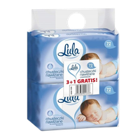 LULA Chusteczki nawilżane z Pantenolem 72szt