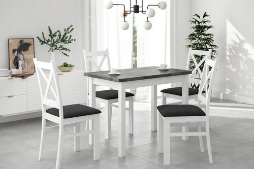 stół monte beton/biały 70x100 na Arena.pl