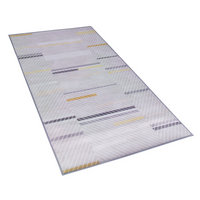 Dywan 80 x 150 cm szaro-żółty ERGENLI