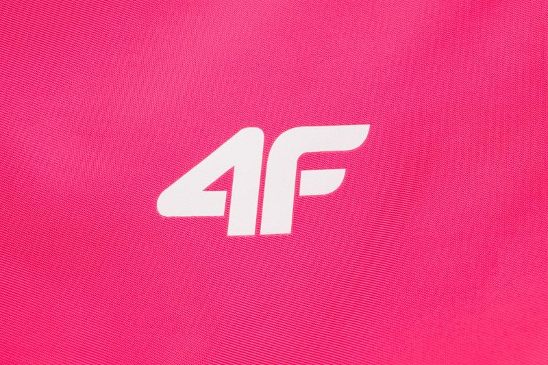 Worek na Buty Różowy z Kieszonką 42x32 cm Regulowane Szelki Poliester zdjęcie 4