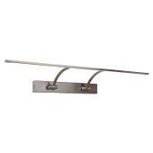 Kinkiet LAMPA ścienna CAMILA MB1079L Italux metalowa OPRAWA listwa LED 12W 3000K galeryjka nad obraz nikiel