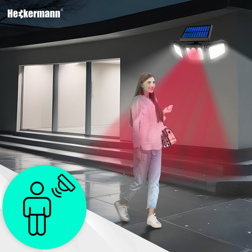 Lampa solarna zewnętrzna Heckermann JD1626 na Arena.pl