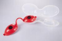 Okulary do opalania w solarium Vision 2 czerwone