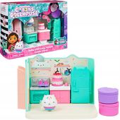 KOCI DOMEK GABI ZESTAW KUCHNIA FIGURKA ŁAKOTEK CAKEY + LODÓWKA I