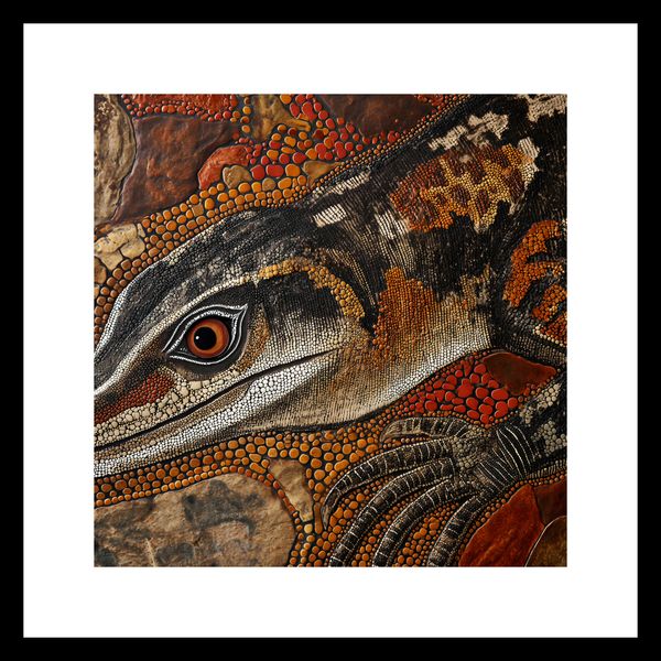 Plakat 30x30cm Oko Jaszczurki zdjęcie 3