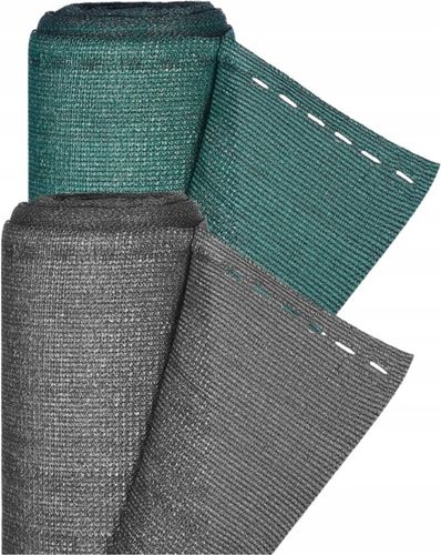 SIATKA CIENIUJĄCA 90% OSŁONA OGRODZENIE PŁOT BALKON 1,5x10m ZIELONY na Arena.pl