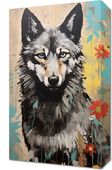 Obraz 30x50cm Przenikliwość Wilczej Natury
