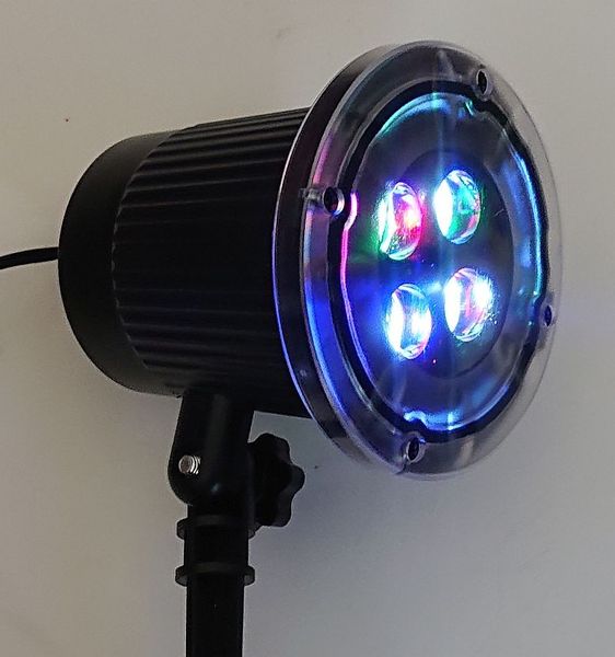 Świąteczny Projektor Zewnętrzny 12 Wzorów Na Choince Lub Ścianie zdjęcie 1