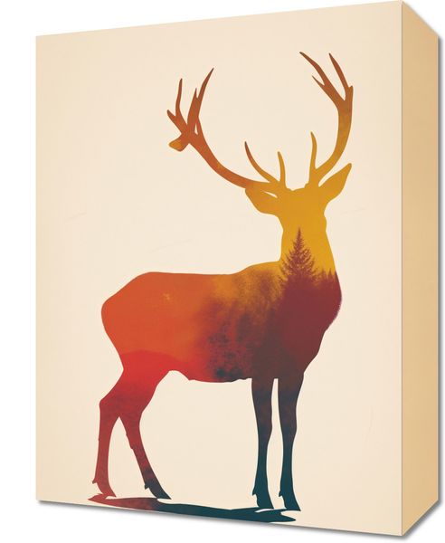 Obraz 30x40cm Światło Leśnego Monarchy zdjęcie 1