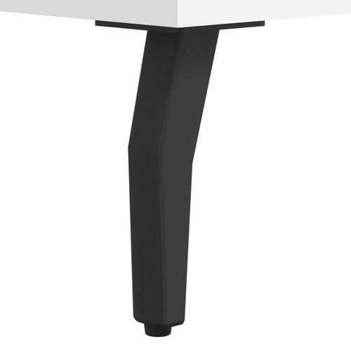 Witrynka, biała, 69,5x34x180 cm, materiał drewnopochodny na Arena.pl