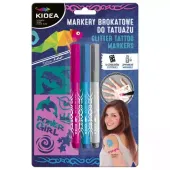 Marker Do Tatuazu 3Kol Szablony Derform Kidea B/C