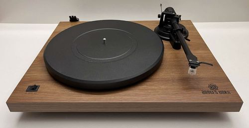 Gramofon ANGELS HORN HP-H019 z przedwzmacniaczem, 33 i 45 obr./min Brązowy na Arena.pl