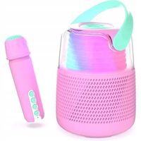 Głośnik przenośny MOB Mobility on Board KS-80 Karaoke różowy 5 W + Mikrofon