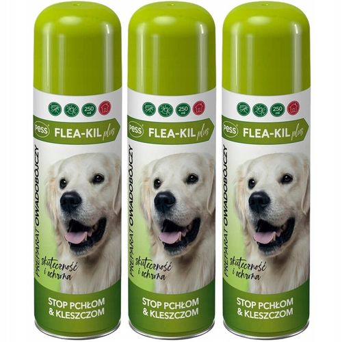 PESS MUSZKA PLUS PREPARAT NA PCHŁY I KLESZCZE W DOMU DO POMIESZCZEŃ 3x250ml na Arena.pl