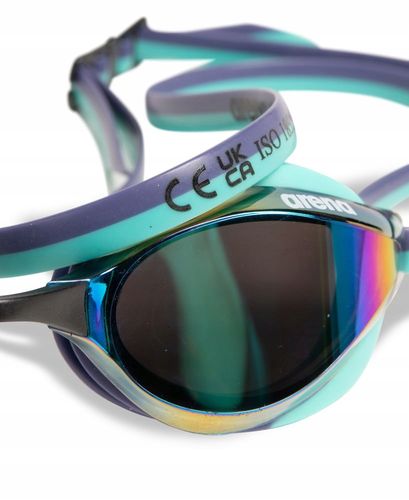 Okulary pływackie treningowe na basen dorośli unisex Python Mirror Arena na Arena.pl