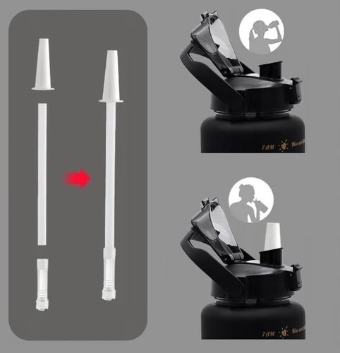 ZESTAW 3 BIDONÓW BUTELKA MOTYWACYJNA Z MIARKĄ DO WODY 2000ML 900ML 300ML na Arena.pl