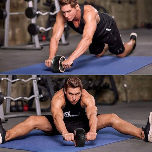 KÓŁKO ROLLER DO ĆWICZEŃ MIĘŚNI BRZUCHA AB WHEEL na Arena.pl