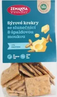 Krakersy Z Serem I SŁonecznikiem BIO 100 g - Zemanka