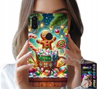 ETUI DO XIAOMI NOTE 7 - PIERNIK PIERNIKI ŚWIĄTECZNE WZORY +SZKŁO