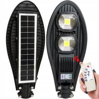 MOCNA LAMPA ULICZNA SOLAR 300W 100LM ZASILANIE SOLARNE + PILOT