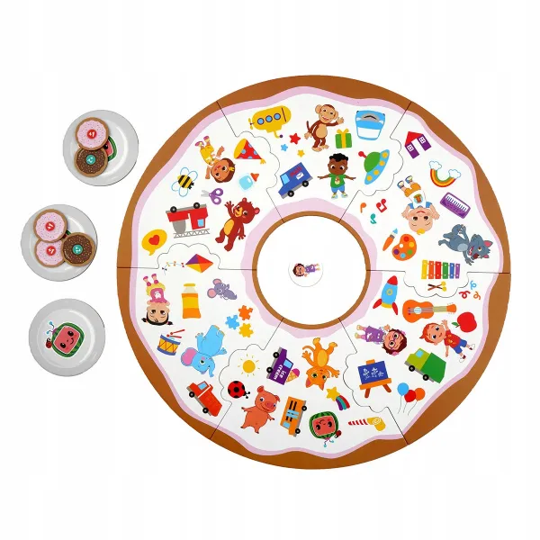 Puzzle, Gra Planszowa, Cocomelon, Pączki, 64 el. zdjęcie 3