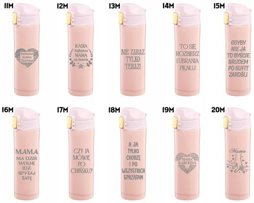 Kubek Termiczny z grawerem 420ml Twój Tekst dla Nauczyciela prezent na Arena.pl