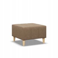 PUFA ELMA BEŻOWA 70x70 Podnóżek PUF