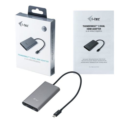 Adapter Thunderbolt 3 - Dual HDMI 60Hz do notebooków i tabletów na Arena.pl