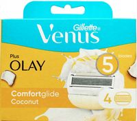 Gillette Venus Comfortglide Coconut plus Olay Wkłady do maszynki, 4 sztuki