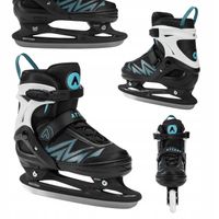 Łyżworolki dziecięce ATTABO 2 w 1 Kylo niebieski S 82A Regulowane ABC7