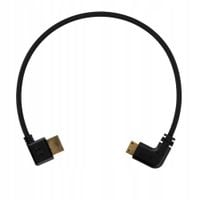 Kątowy kabel HDMI lewy - mini HDMI prawy 30cm MITOYA 2.1 48 Gb/s ALLM VRR