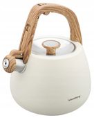 Czajnik stalowy 2.5L gaz indukcja Kremowy Matowy KLAUSBERG KB-7775