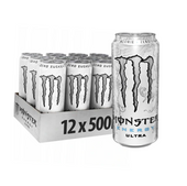 Monster Energy Ultra Gazowany napój energetyczny 500 ml x 12 sztuk