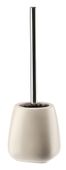Szczotka WC z pojemnikiem PASTELLO ceramika beżowy matowy