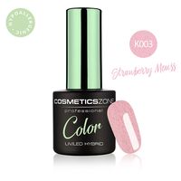 Cosmetics Zone Lakier hybrydowy hipo różowy z drobinkami K003