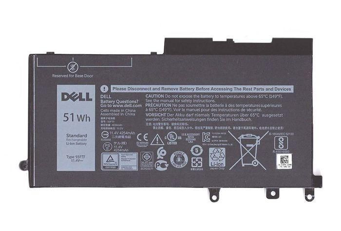 Dell BTRY PRI 51WHR 3C LITH BYD zdjęcie 1