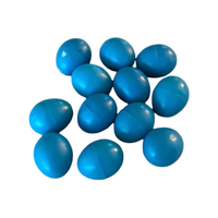 Sztuczne Jajka Wielkanocne Miniaturowe Niebieskie 1x1,5 cm 60 sztuk DIY